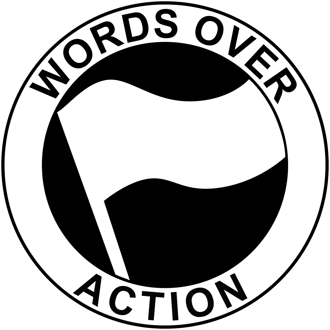 Words Over Action logo
